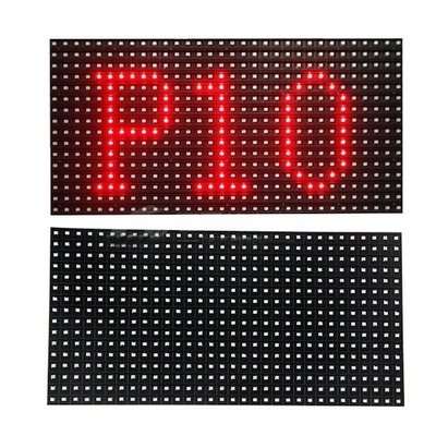 P10 Indoor Single Color Modular LED Display Panels 10mm