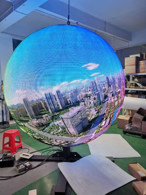 3D Commercial LED Display Screen 360 Degree Indoor Full Color P2.5 P3 Sphere Globe