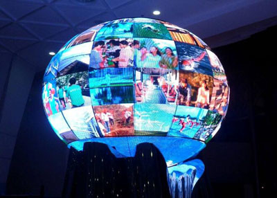China Indoor Arc Curved Led Screen / Flexible Led Display Panels 6mm Pixel Pitch supplier