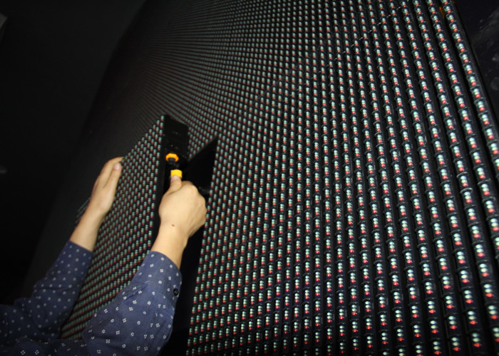 led curtain rental
