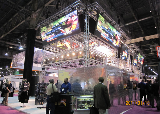 China SMD P4 led stage display screen For Trade Shows , Perfect Performance factory