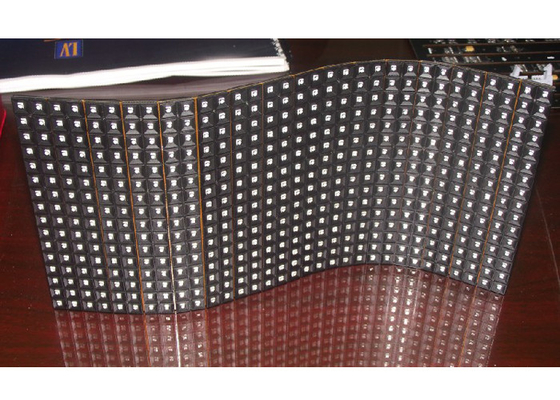 China P6 Advertising Flexible LED Display Module For Livng Concerts , led display curtain factory