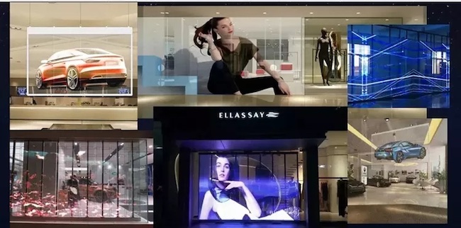 Shopping Mall Transparent LED Display Screen