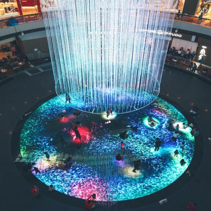 Indoor Dance Floor LED Display Screen Intelligent Interactive P3.91