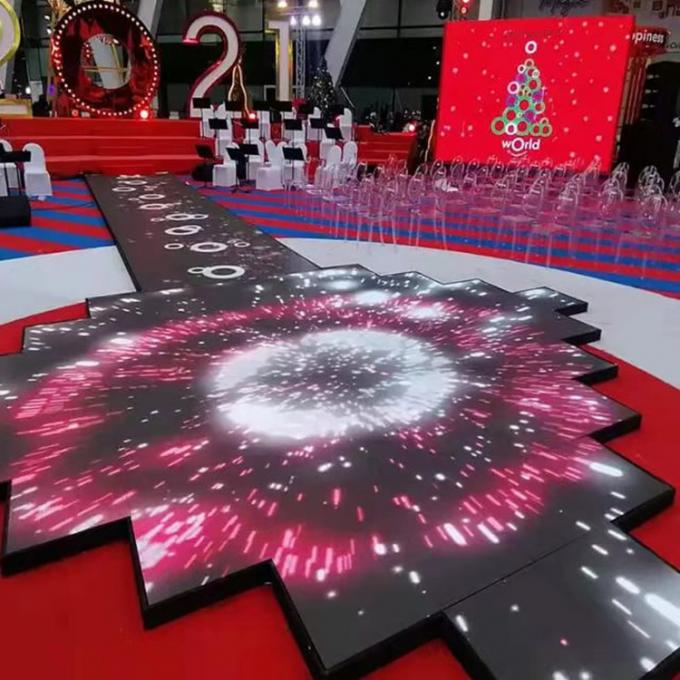 Outdoor Indoor Floor LED Display Screen Dance P3.91 Intelligent Interactive
