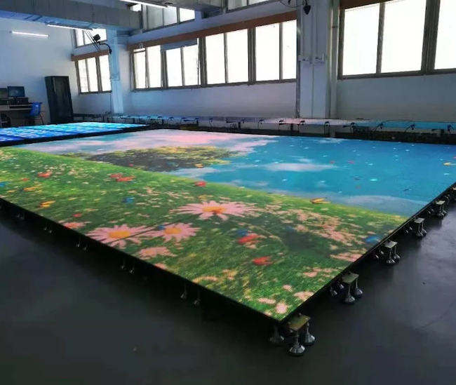 Interactive Dance Floor Tile P3.91 Intelligent Interactive Floor LED ...