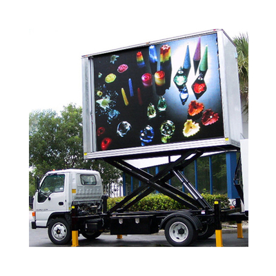 3D Full Color LED Stage Backdrop Screen 4G Taxi Electronic