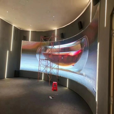 Buy 320x160mm Flexible Digital Display P2.5mm Round Shape Cylinder Column online manufacture