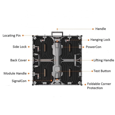 Buy P3.91mm Stage Rental LED Display Screen Die Casting Aluminum online manufacture