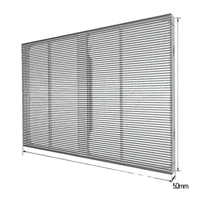 Buy Indoor Glass Transparent LED Display Panel P3.91-7.8 HD Outdoor online manufacture