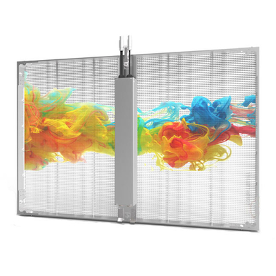Buy Full Color 3.9mm Transparent LED Video Wall Glass Window online manufacture