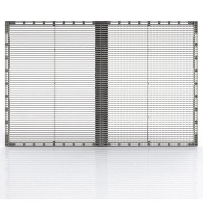 Buy High Brightness Transparent LED Display Screen SMD1921 Real Estate Curtain Indoor Mesh online manufacture