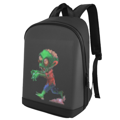 Buy Waterproof LED Advertising Display Screen Smart Backpack Wireless APP Control online manufacture