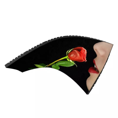 Buy P3 Curved Soft Modular LED Display Panels Indoor Advertising Bendable Round Column online manufacture