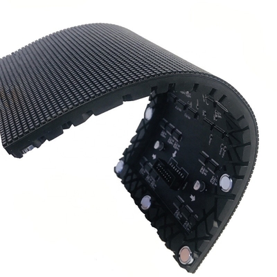 Buy High Resolution Modular LED Display Panels P2mm Shopping Mall Cylinder Indoor Soft Curved online manufacture