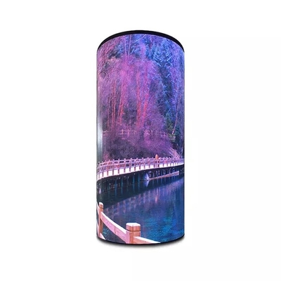 Buy Soft Shaped Cylinder Flexible LED Display Panels P2.5 Curved Indoor online manufacture