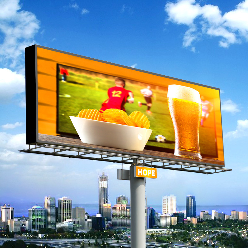 P5mm Outdoor Full Color LED Screen IP67 Video Board Advertising For Business